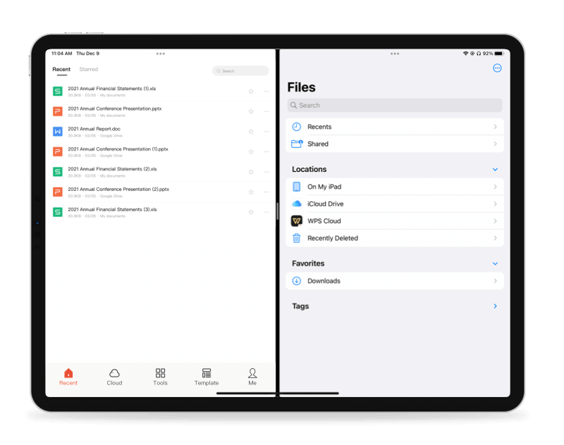 More Features of WPS Office for iOS/ipadOS