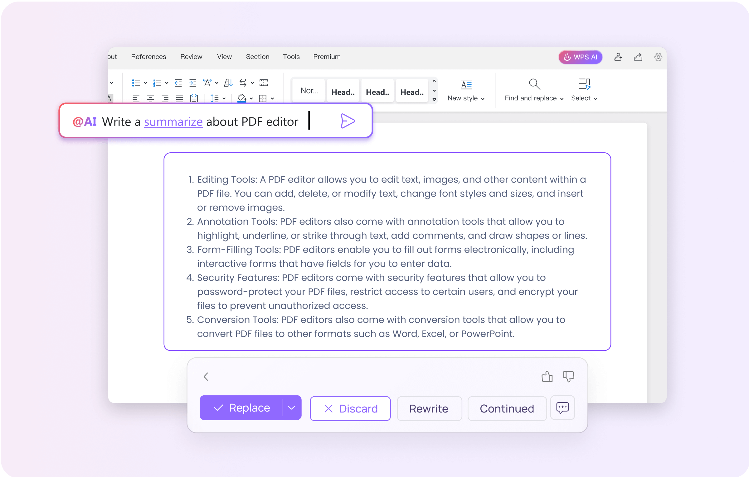 WPS AI Introduces New Features In Latest Release WPS Office 49 OFF