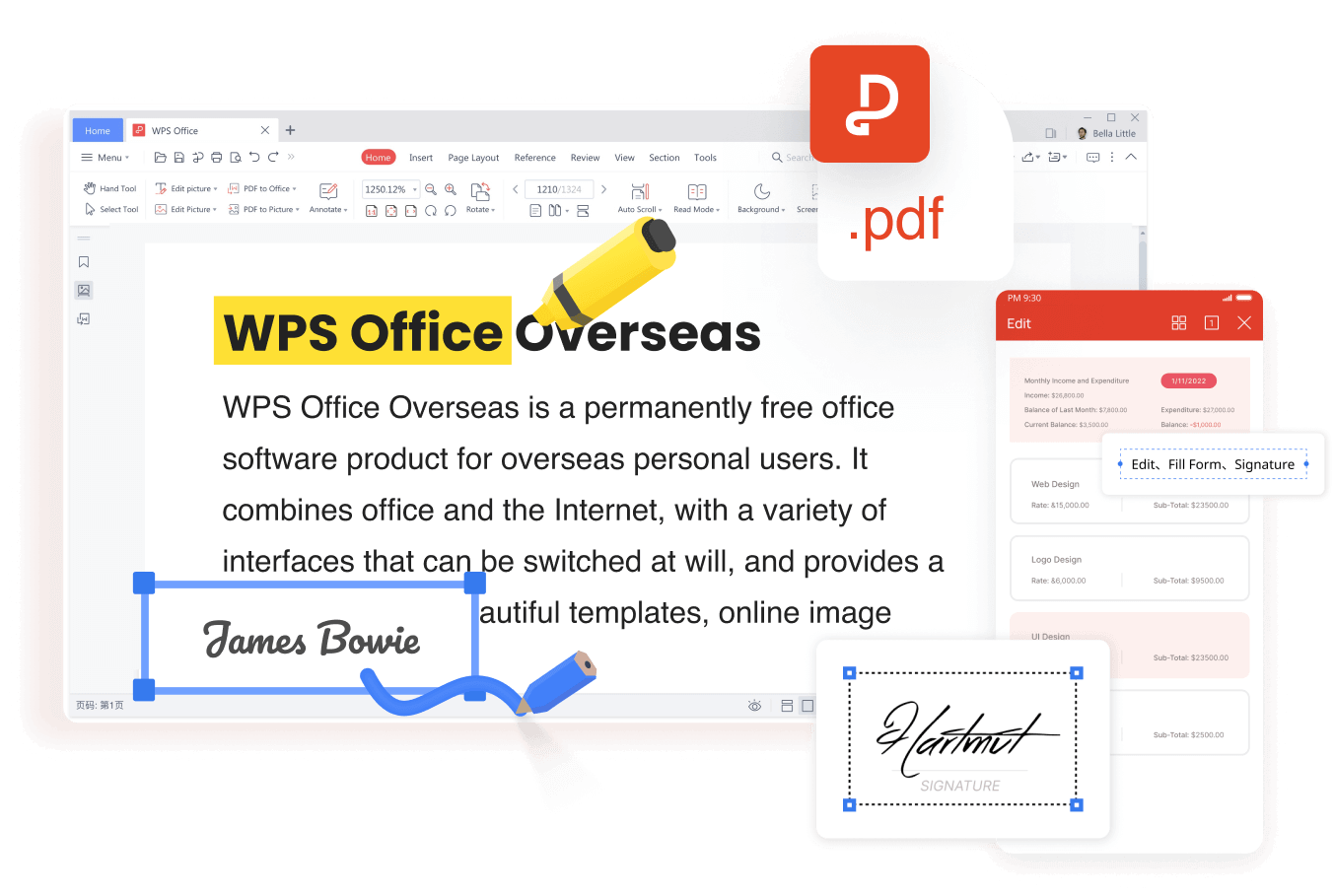 WPS Office PDF | Загрузка и редактирование профессиональных PDF-файлов