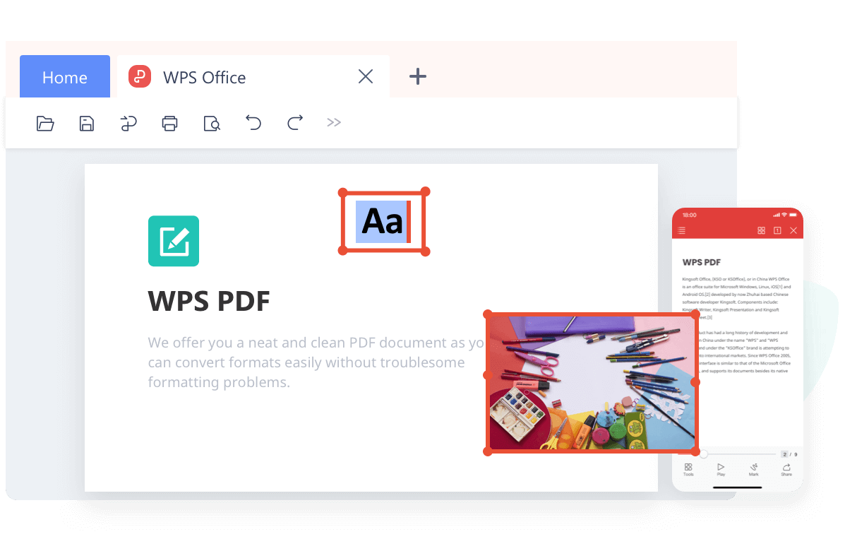 Wps office pdf. Факс пдф.