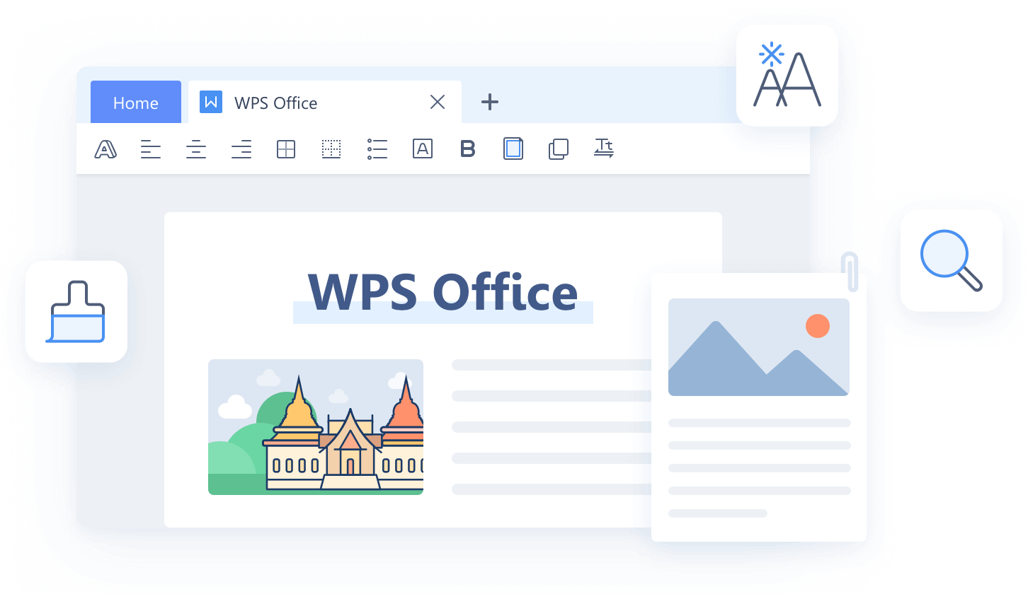 WPS Writer helps you deal with Word documents with ease