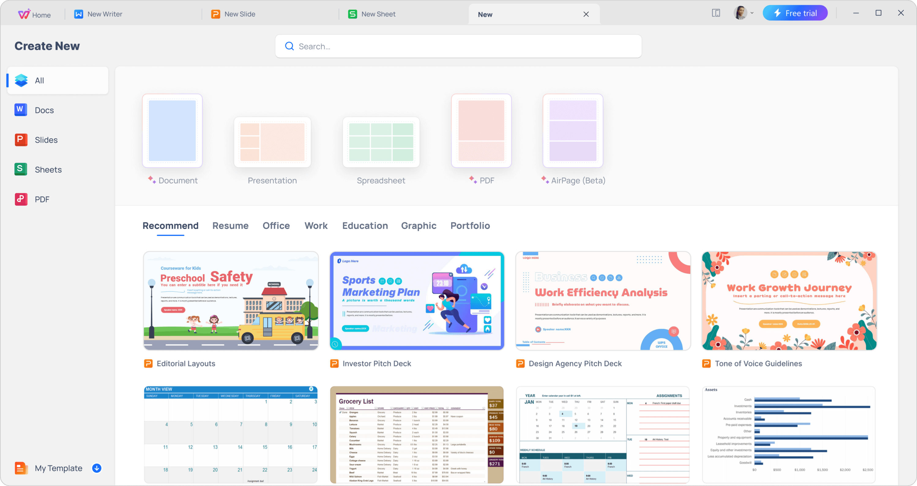 WPS Office-Free All-in-one Office Suite