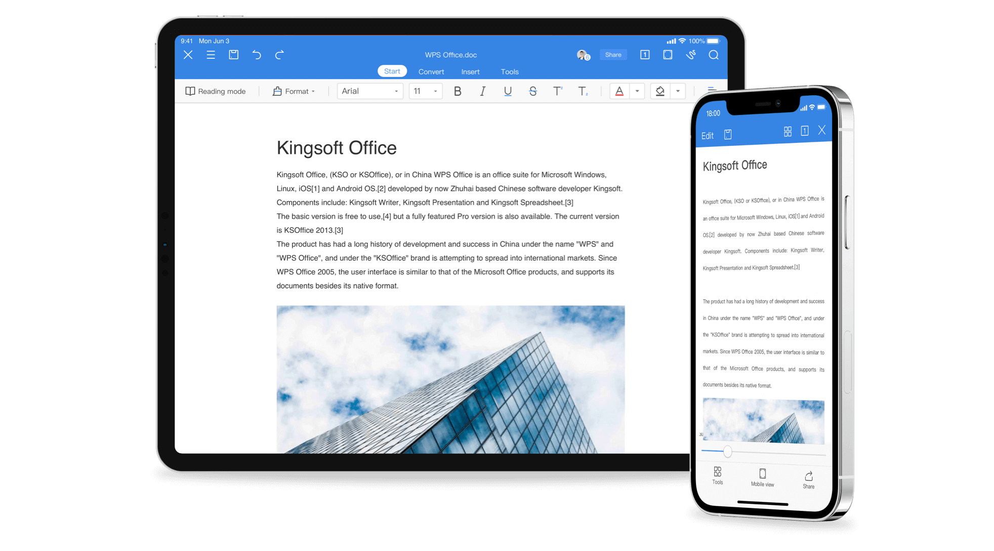 Free All-in-One Office Suite for iOS/ipadOS