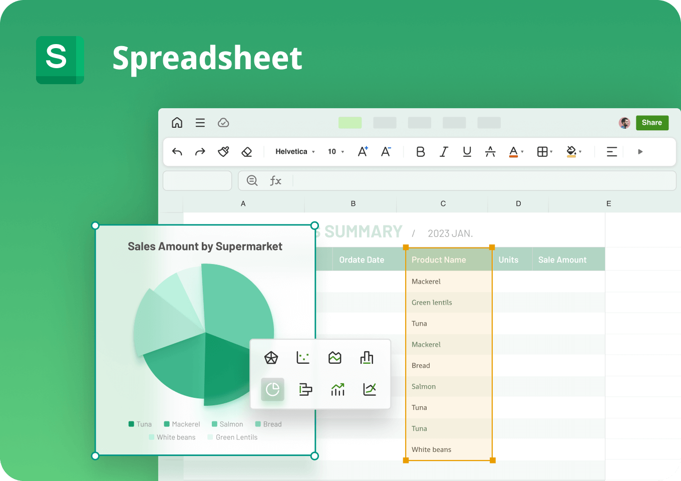 WPS Spreadsheet - free Excel editor online & offline
